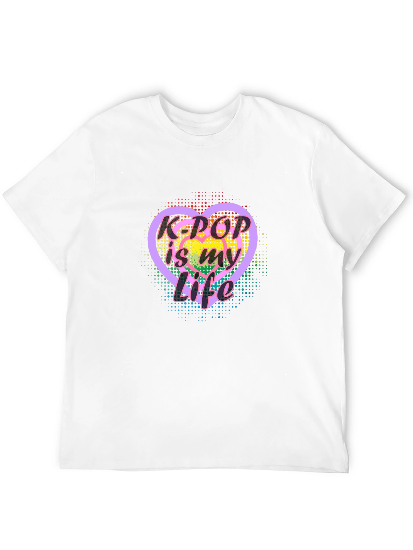 Camiseta Negra K-Pop Is My Life