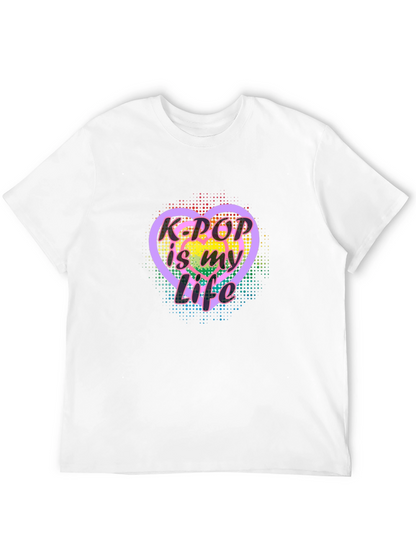 Camiseta Negra K-Pop Is My Life