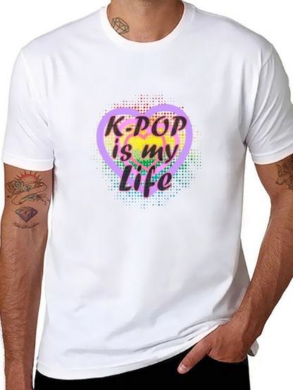Camiseta Negra K-Pop Is My Life