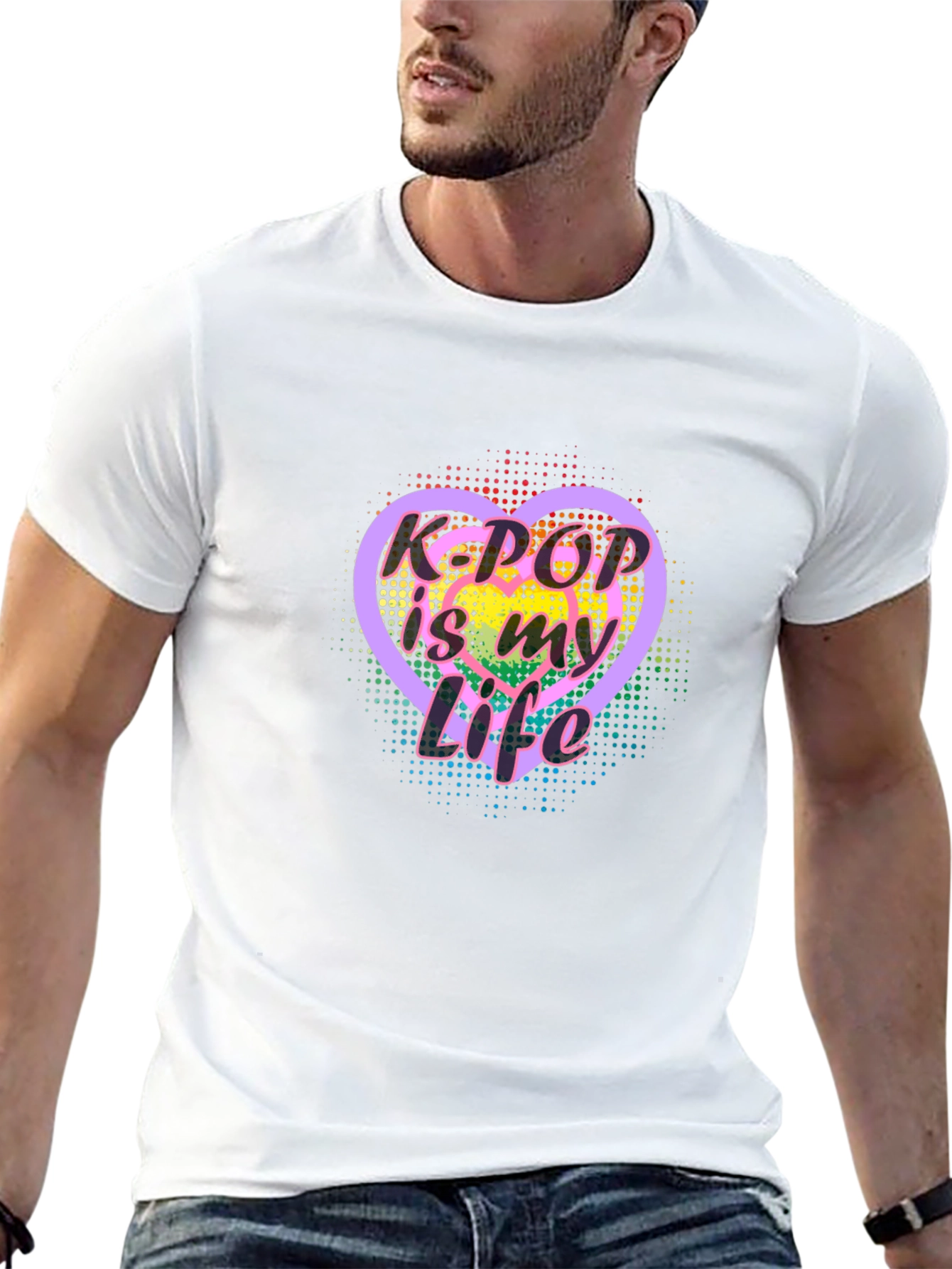 Camiseta Negra K-Pop Is My Life