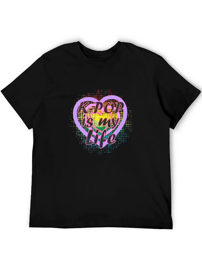 Camiseta Negra K-Pop Is My Life