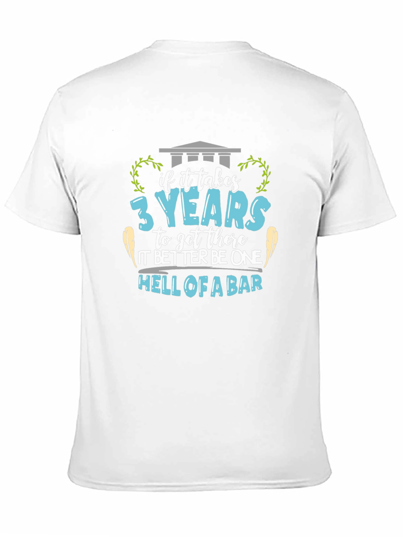 Camiseta Negra 3 Años Bar