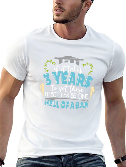 Camiseta Negra 3 Años Bar