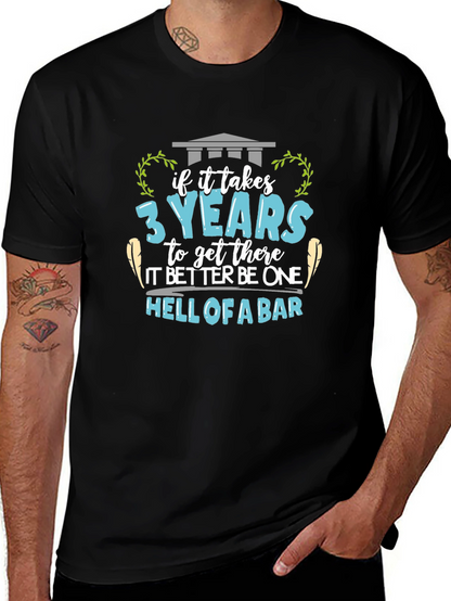 Camiseta Negra 3 Años Bar