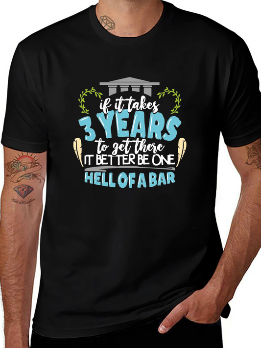 Camiseta Negra 3 Años Bar