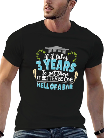 Camiseta Negra 3 Años Bar