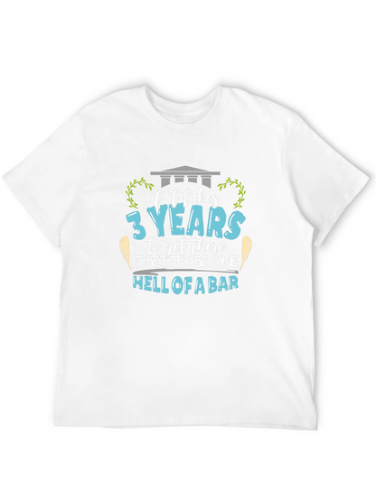 Camiseta Negra 3 Años Bar
