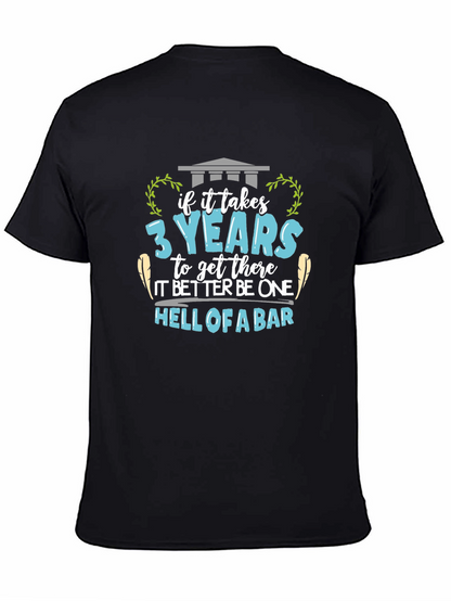 Camiseta Negra 3 Años Bar