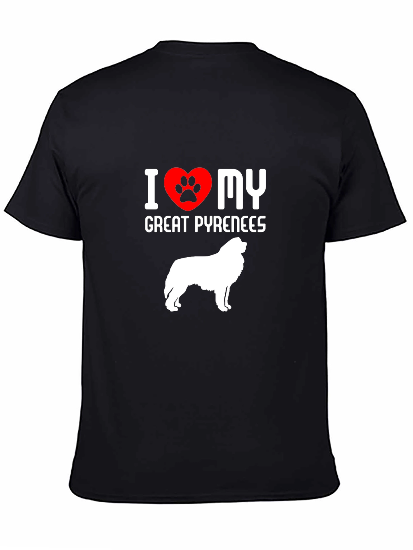 Camiseta Amo Mi Gran Pirineo - Diseño Único