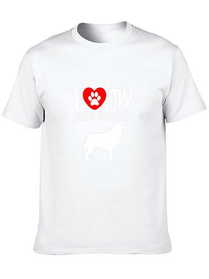 Camiseta Amo Mi Gran Pirineo - Diseño Único