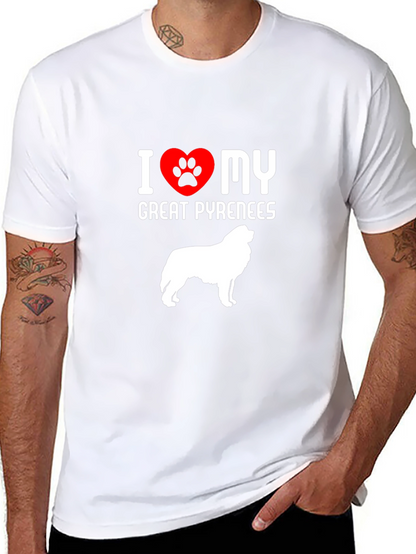 Camiseta Amo Mi Gran Pirineo - Diseño Único