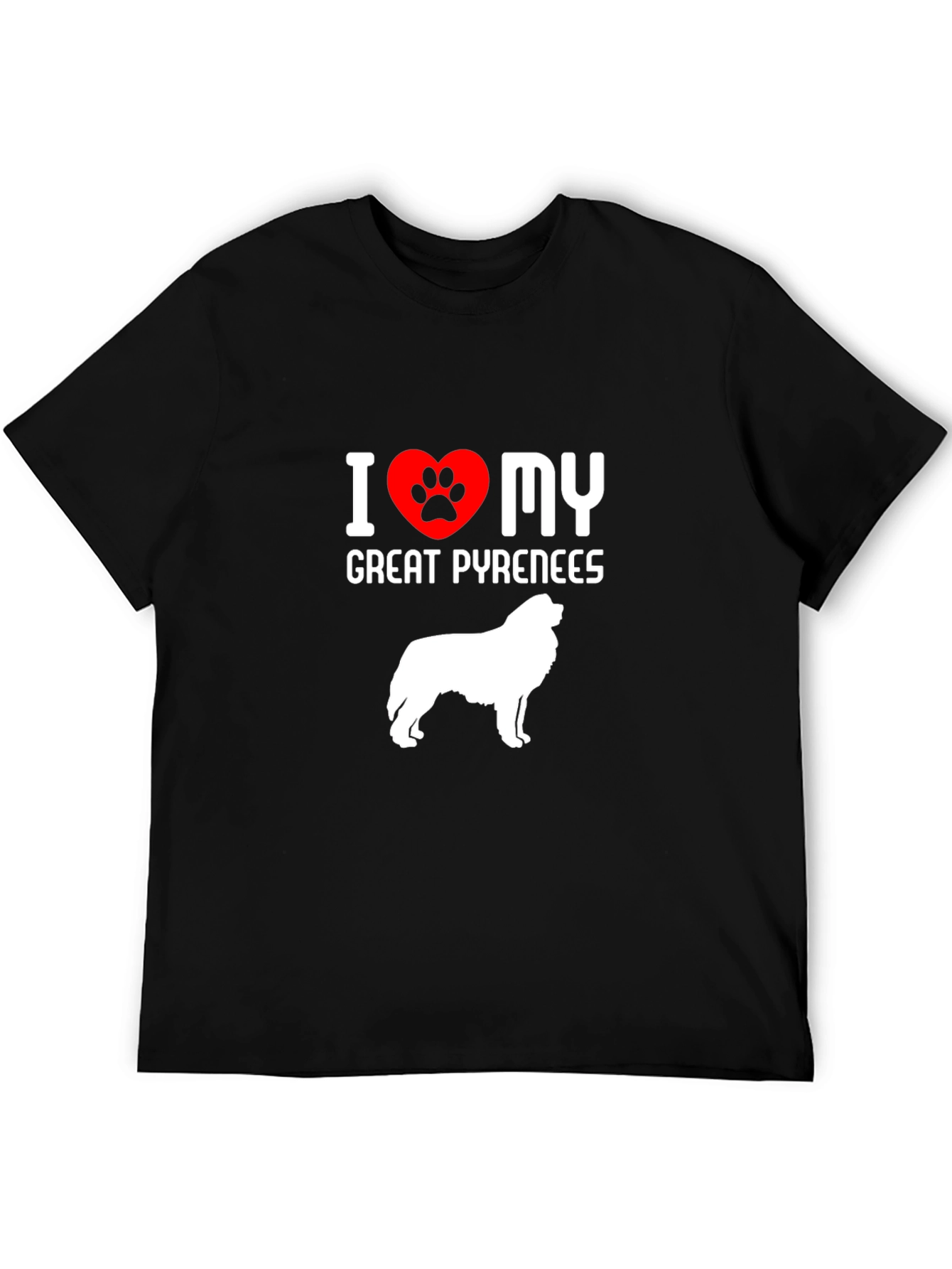 Camiseta Amo Mi Gran Pirineo - Diseño Único