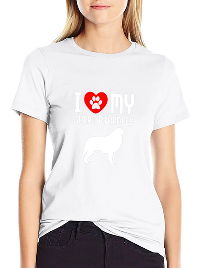 Camiseta Amo Mi Gran Pirineo - Diseño Único