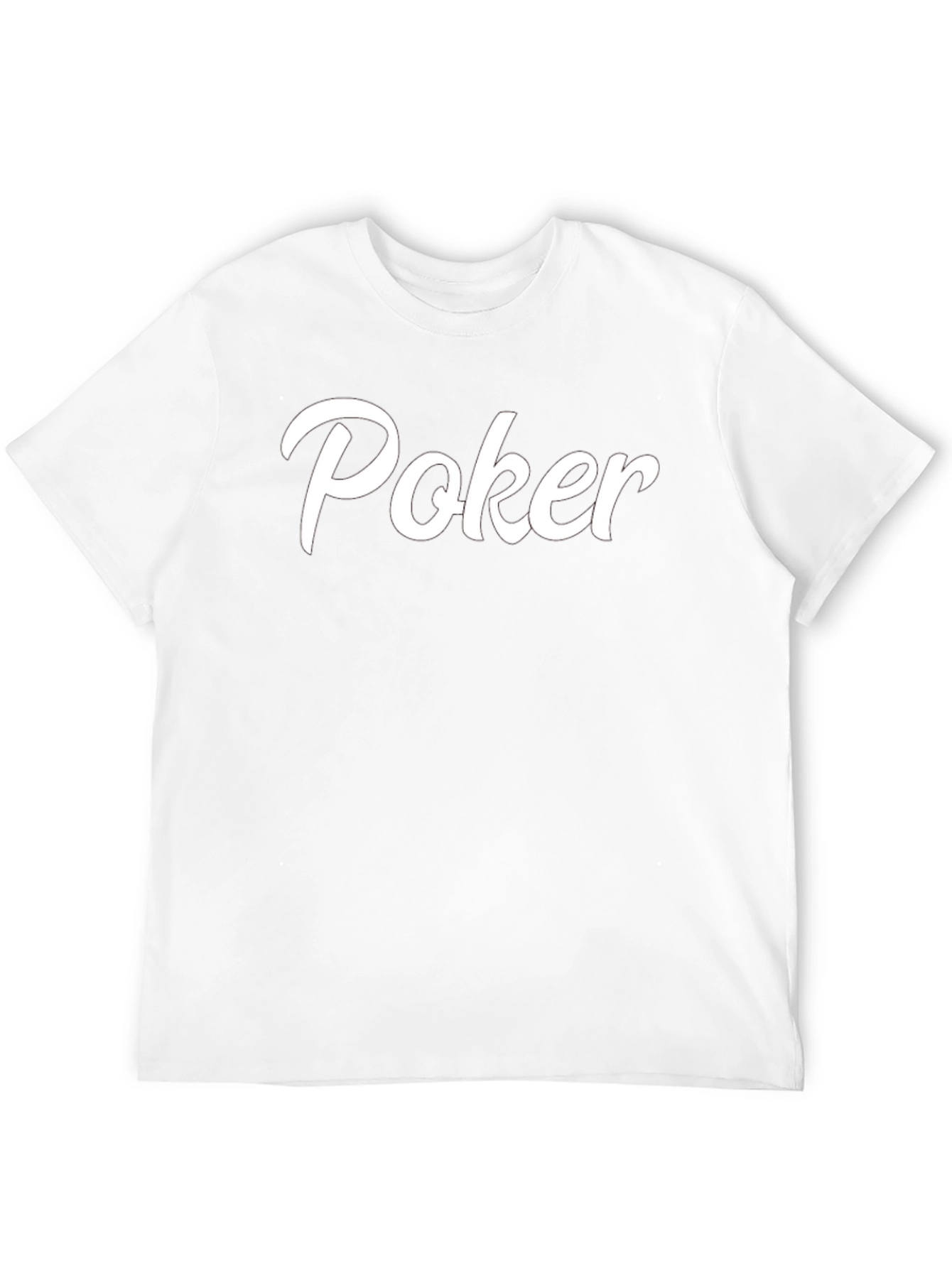 Camiseta Negra Poker Casual y Cómoda