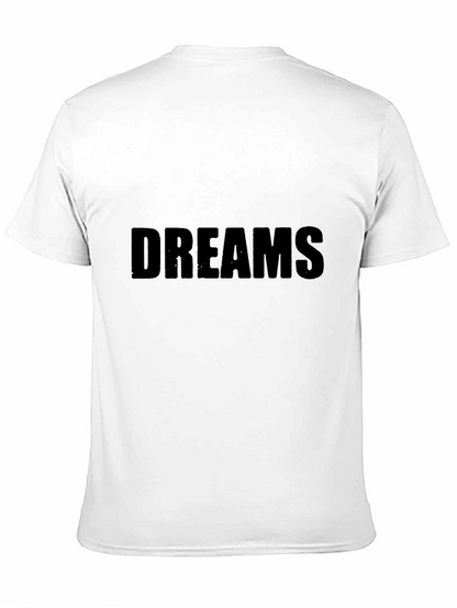 Camiseta Negra Dreams Casual para Hombre