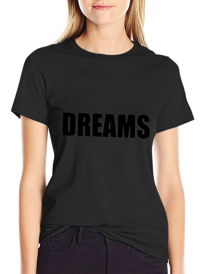 Camiseta Negra Dreams Casual para Hombre