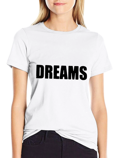 Camiseta Negra Dreams Casual para Hombre