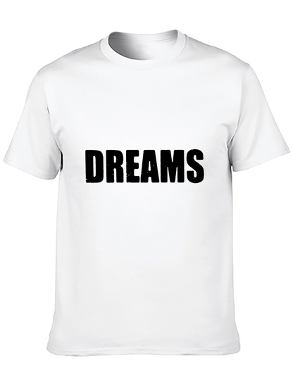 Camiseta Negra Dreams Casual para Hombre