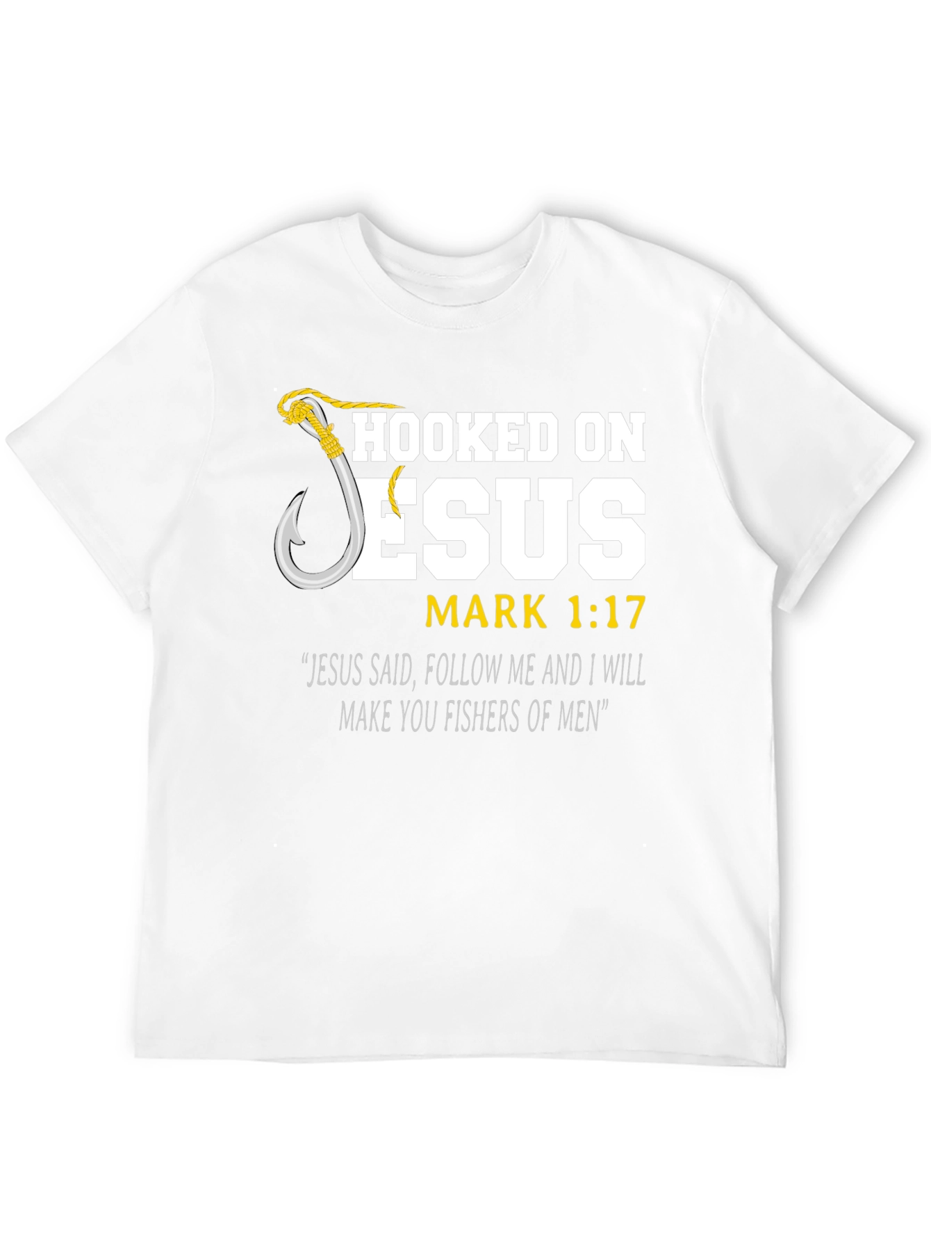 Camiseta Cristiana Enganchado a Jesús
