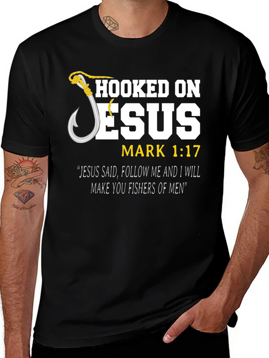 Camiseta Cristiana Enganchado a Jesús