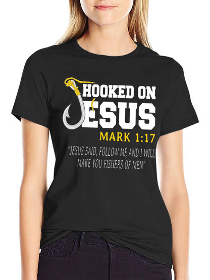 Camiseta Cristiana Enganchado a Jesús