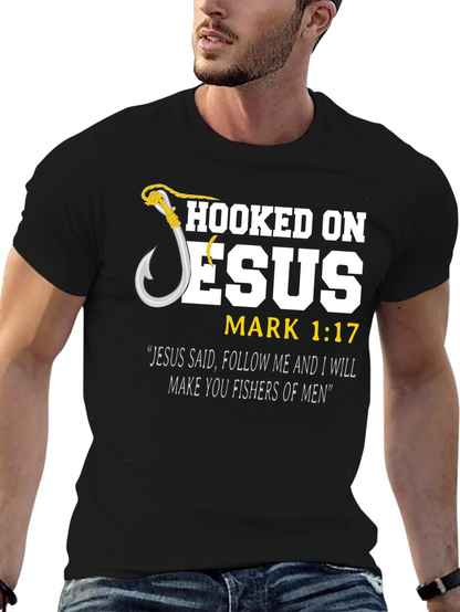 Camiseta Cristiana Enganchado a Jesús