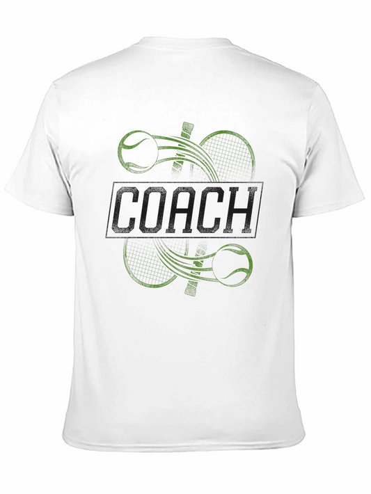 Camiseta Negra de Tenis para Entrenador