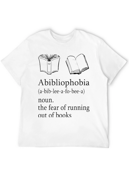 Camiseta Abibliophobia - Miedo a Quedarse Sin Libros