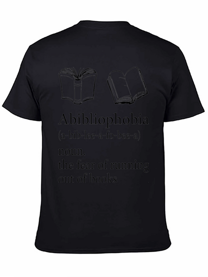 Camiseta Abibliophobia - Miedo a Quedarse Sin Libros