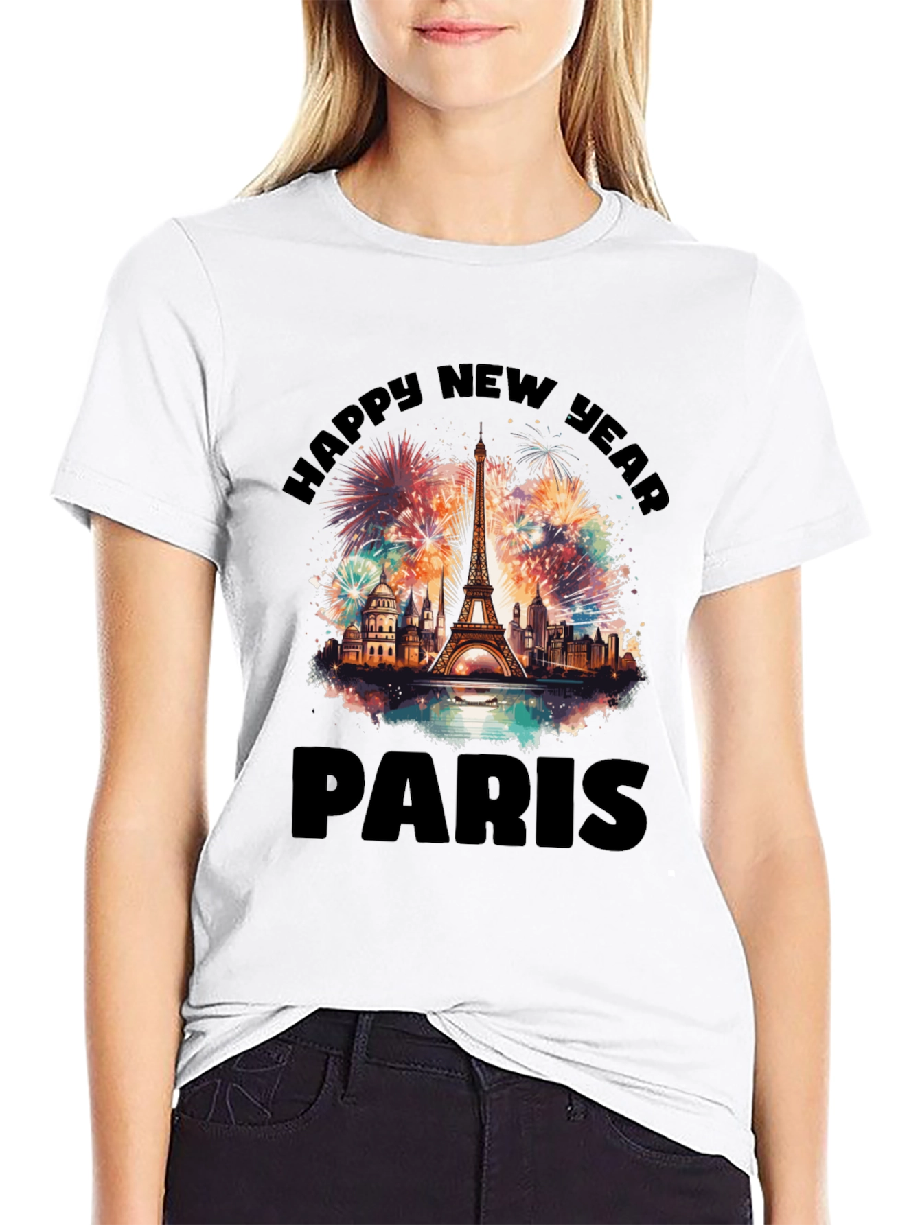 Camiseta Feliz Año Nuevo París