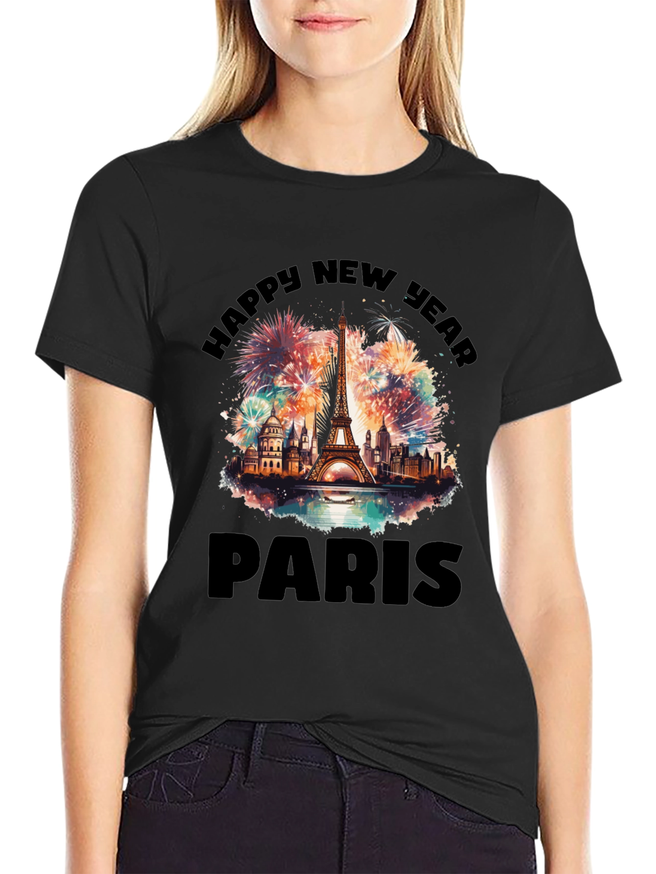 Camiseta Feliz Año Nuevo París