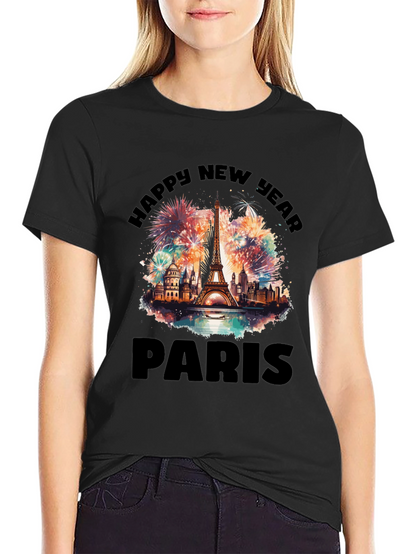 Camiseta Feliz Año Nuevo París