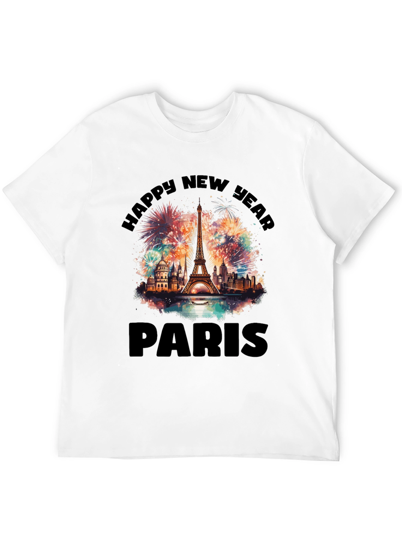 Camiseta Feliz Año Nuevo París