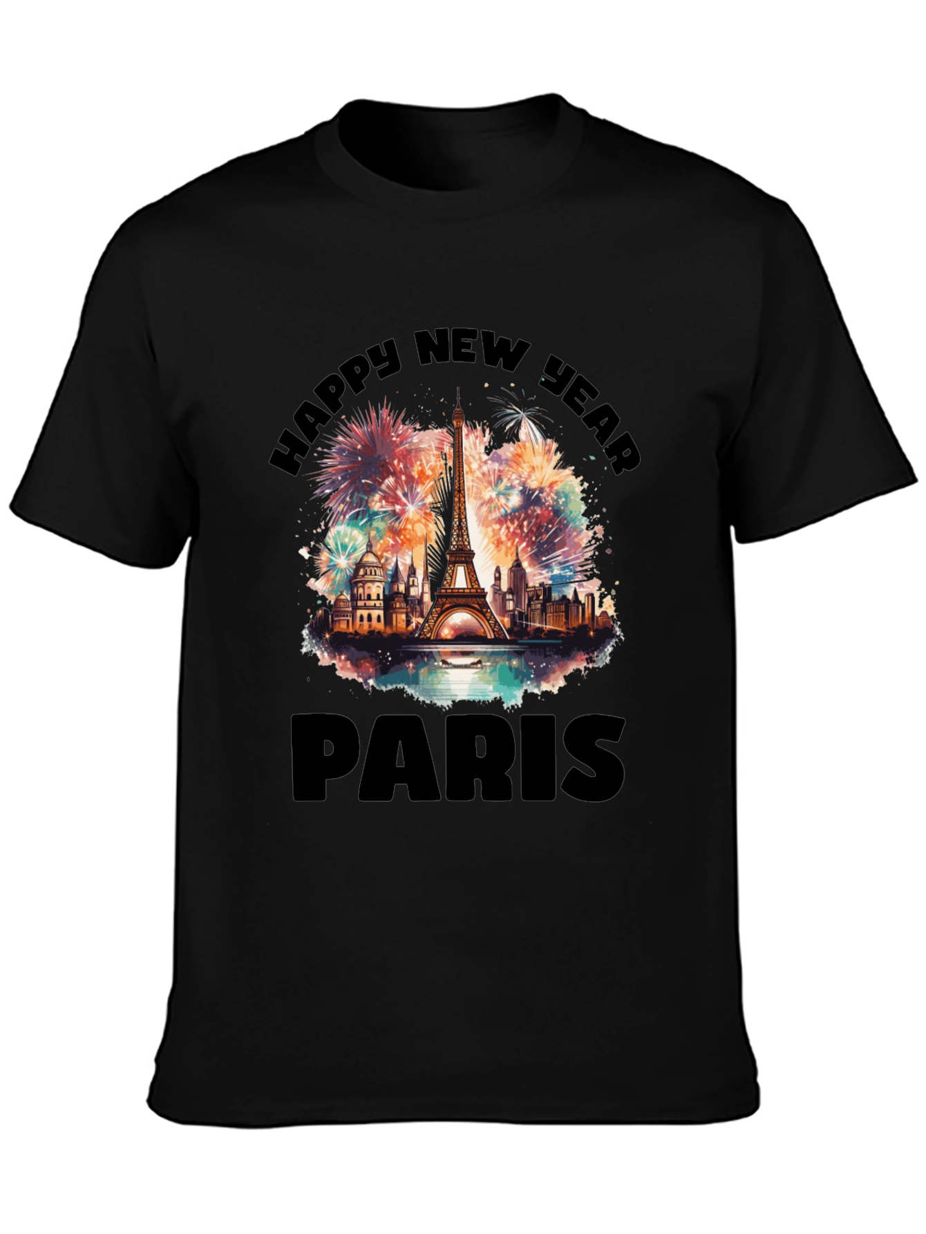Camiseta Feliz Año Nuevo París