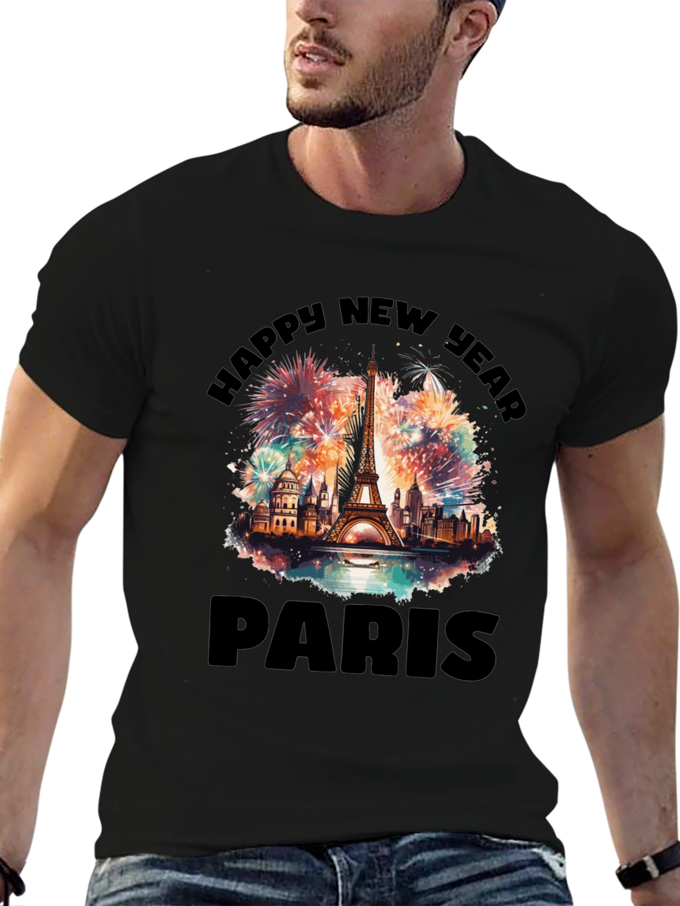 Camiseta Feliz Año Nuevo París