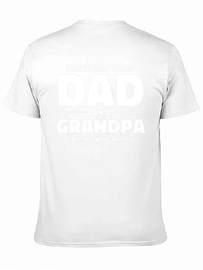 Camiseta Negra Dad and Grandpa
