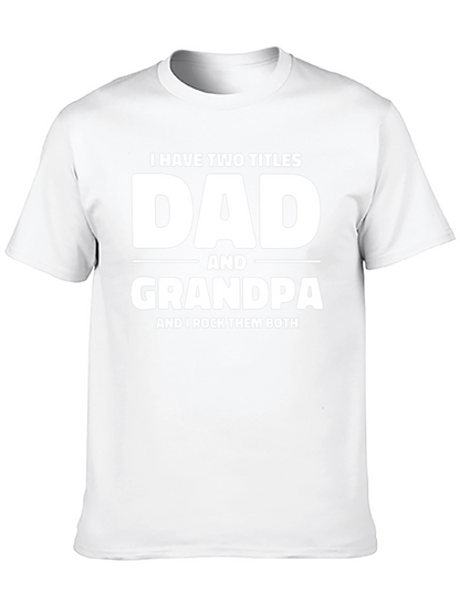 Camiseta Negra Dad and Grandpa