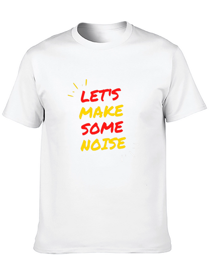 Camiseta Negra Lets Make Some Noise
