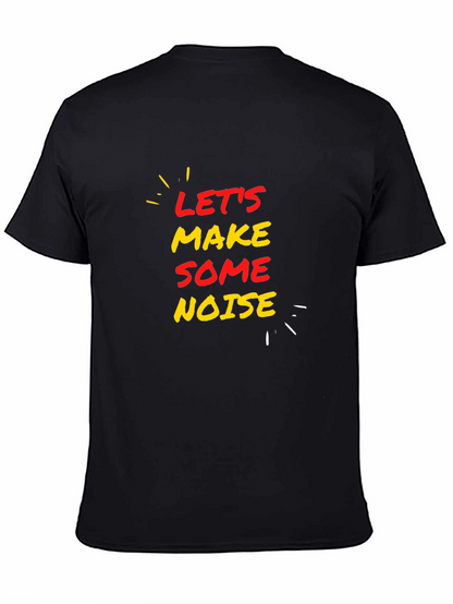 Camiseta Negra Lets Make Some Noise