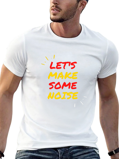 Camiseta Negra Lets Make Some Noise