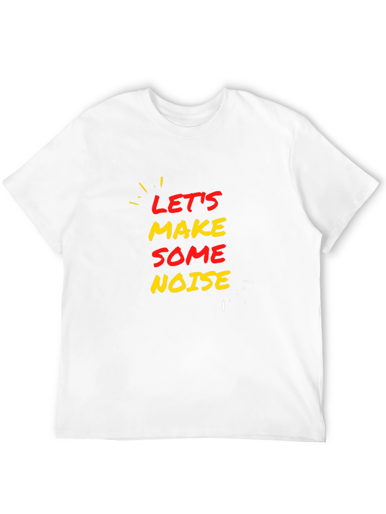 Camiseta Negra Lets Make Some Noise