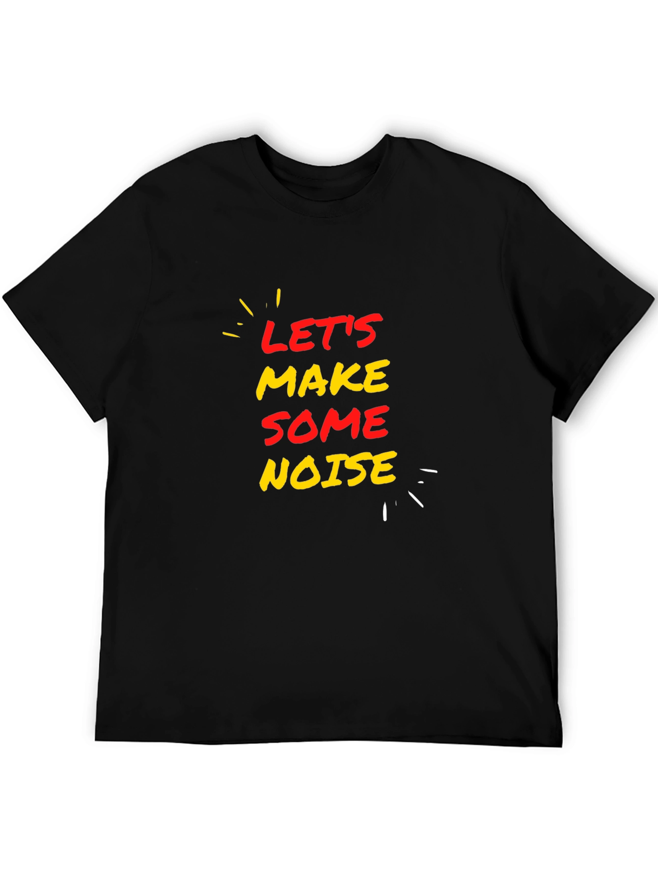 Camiseta Negra Lets Make Some Noise