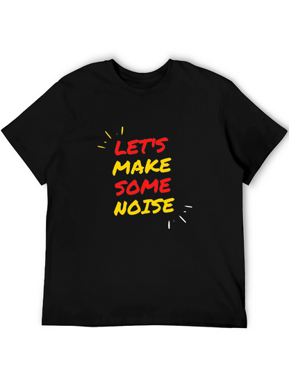 Camiseta Negra Lets Make Some Noise