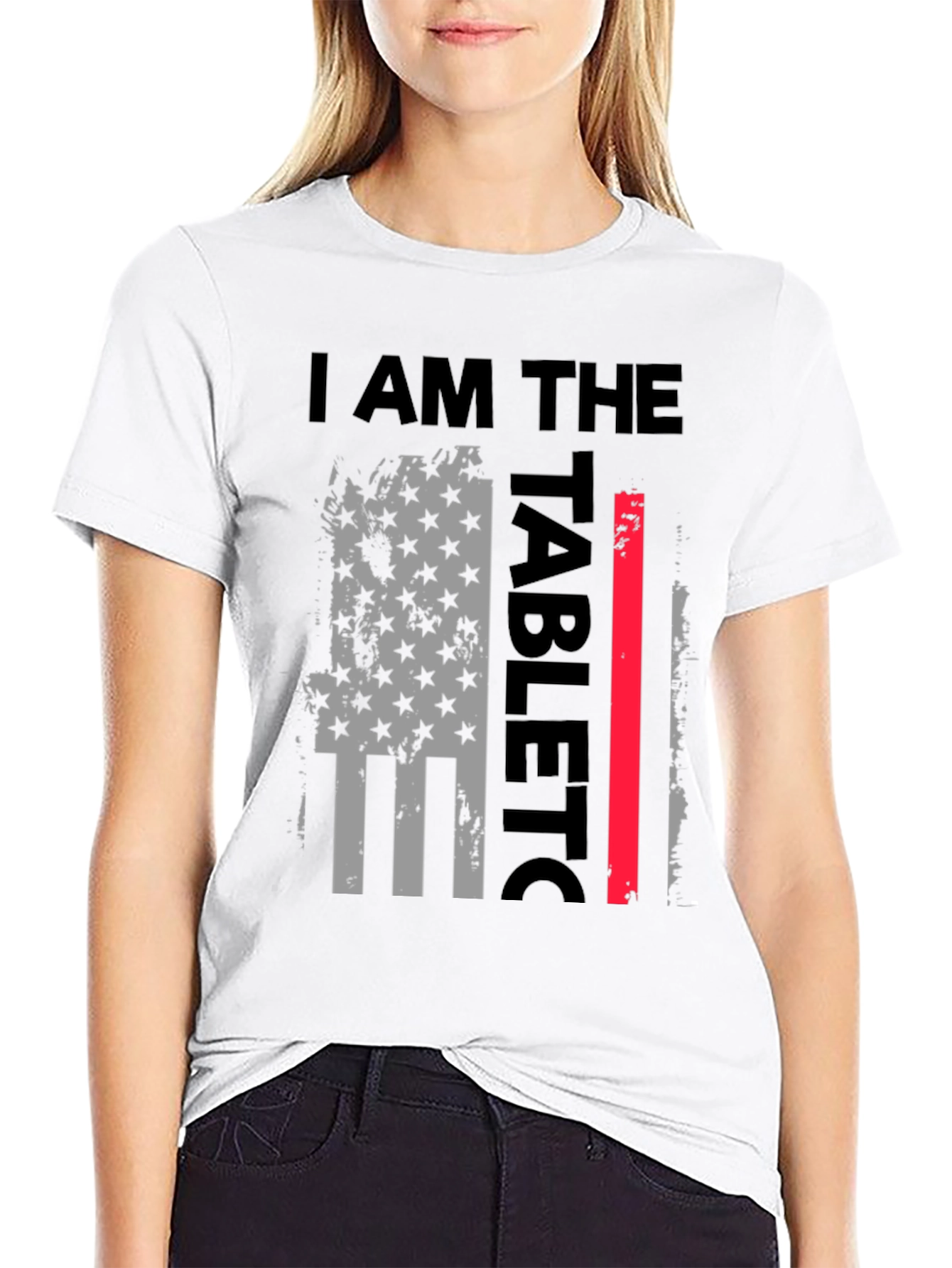 Camiseta Negra I AM THE TABLEETC