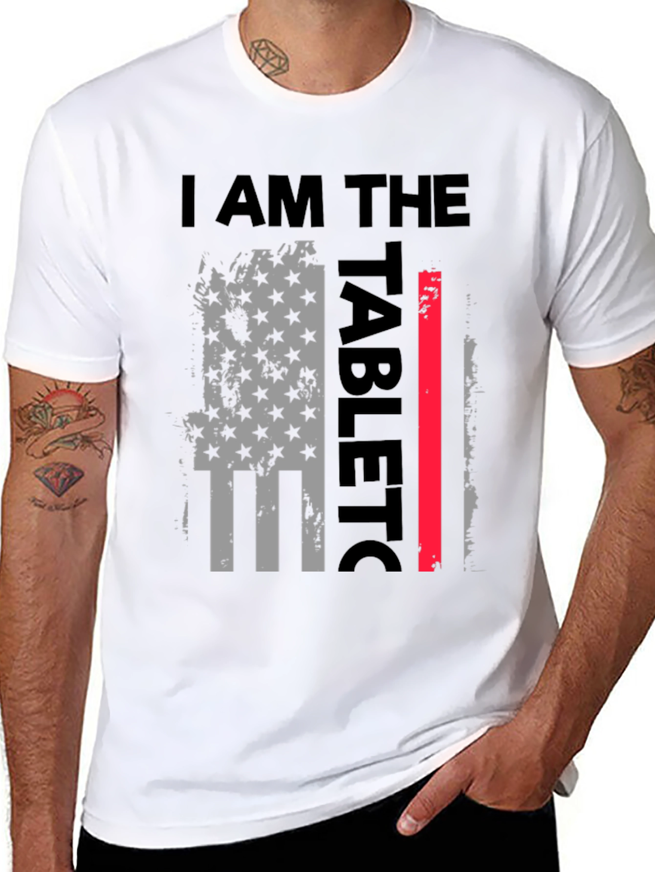 Camiseta Negra I AM THE TABLEETC