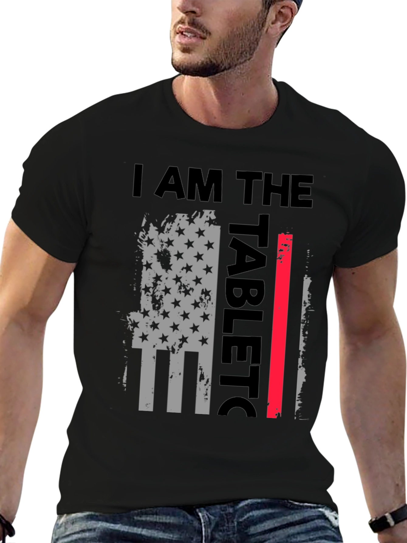 Camiseta Negra I AM THE TABLEETC
