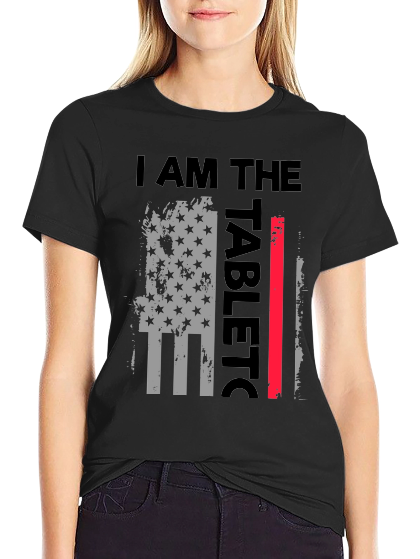 Camiseta Negra I AM THE TABLEETC
