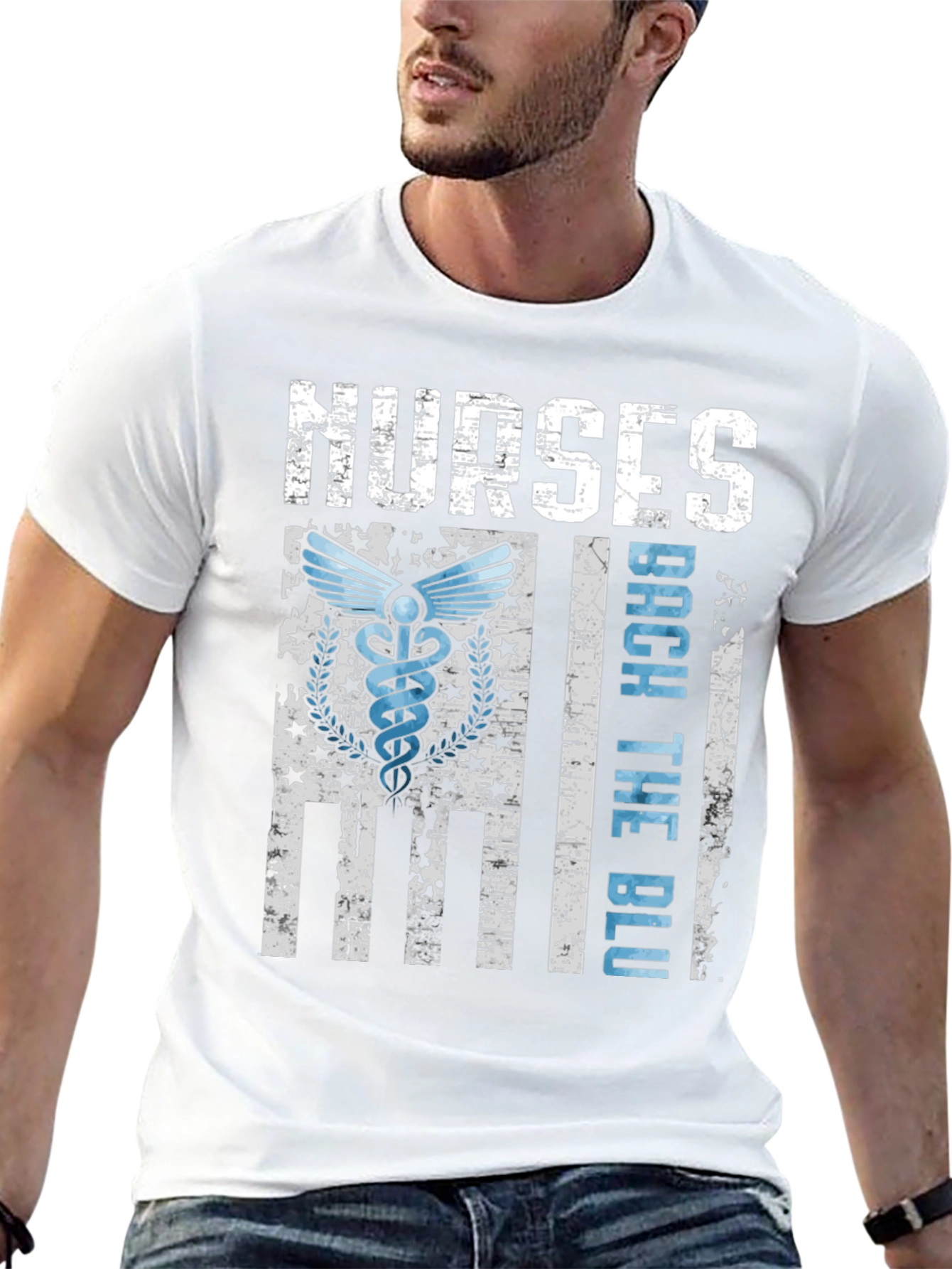 Camiseta enfermeras Back the Blue