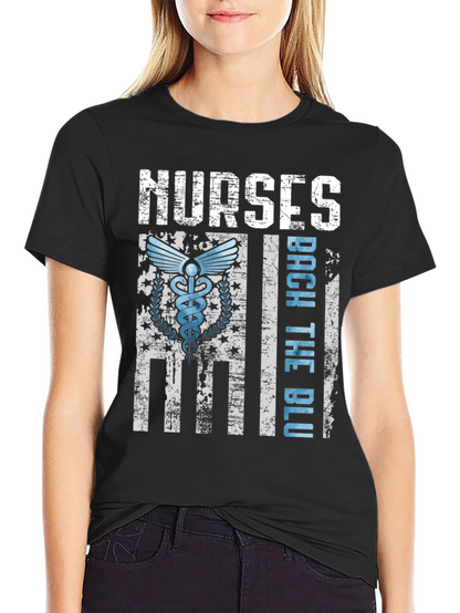 Camiseta enfermeras Back the Blue