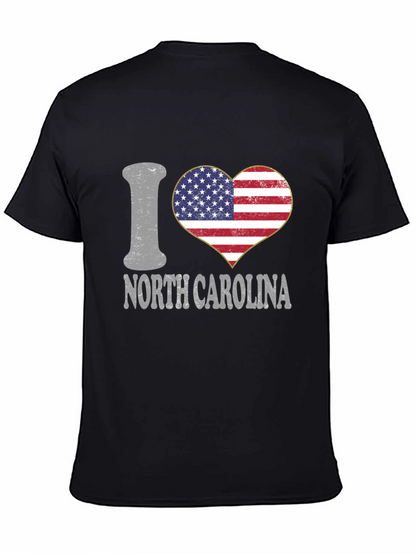 Camiseta Negra I Love North Carolina